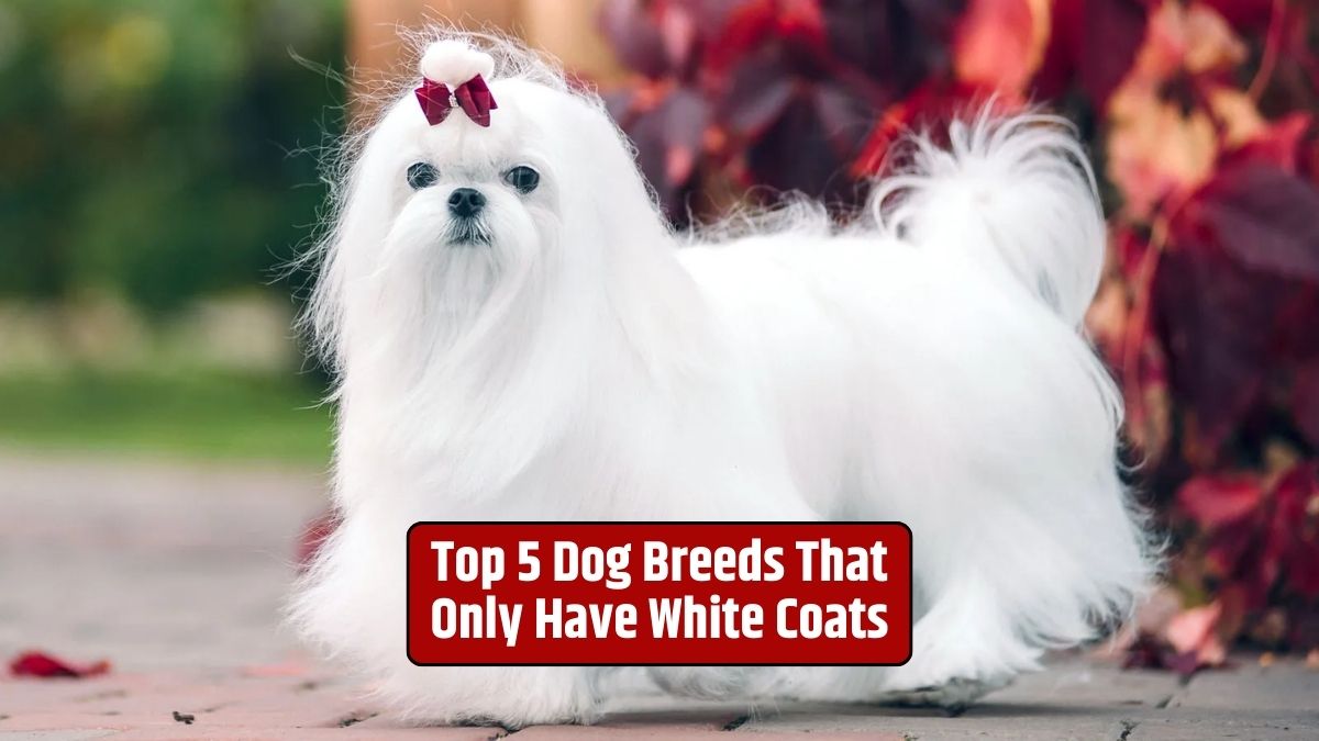 White-coated dog breeds, all-white dogs, canine diversity, white-coated dog characteristics, grooming white-coated dogs,