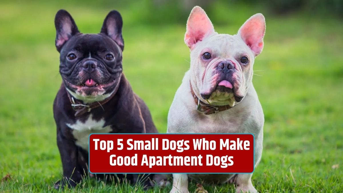apartment dogs, small dog breeds for apartments, apartment-friendly dogs, dogs for small living spaces, small dog companions,