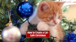 Cat-safe Christmas, Christmas decorations, pet safety, cat-friendly holiday, holiday plants, cat-proofing,