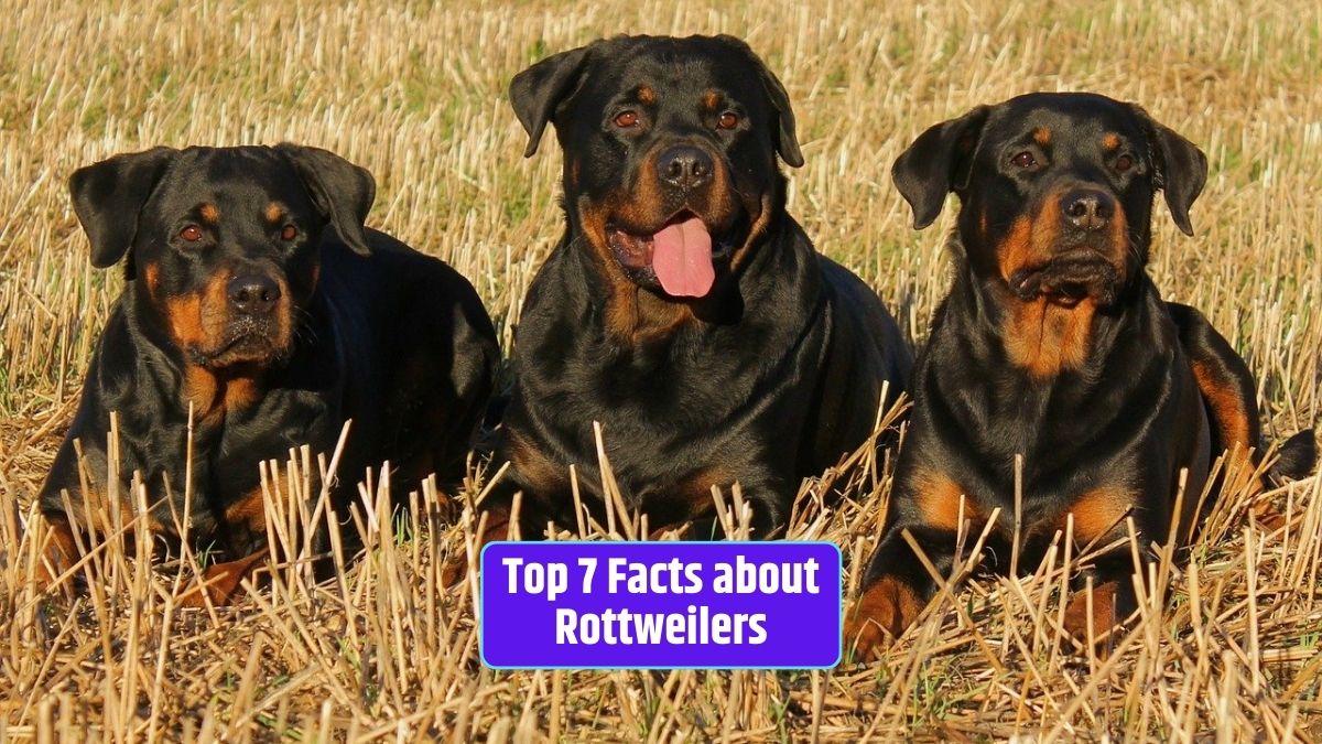 Rottweilers, Rottweiler facts, Rottweiler history, Rottweiler characteristics, Rottweiler appearance, Rottweiler personality, Rottweiler training, Rottweiler health, Rottweiler lifespan,