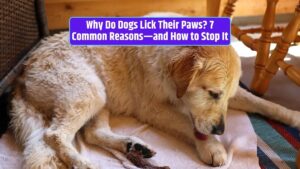 Dog paw licking, Why do dogs lick their paws, Paw licking causes, How to stop paw licking, Dog behavior, Pet health,