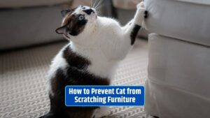 prevent cat from scratching furniture, cat furniture scratching, cat scratching behavior, scratching post for cats, cat furniture covers, cat deterrent sprays,